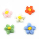 10pcs Crochet Flowers Patches Embellishment Scrapbook for Bag Hairclip Decor