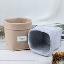 Durable Nordic Storage Folding Flower Pot Felt Desktop Storage Fleshy Flower  Hn