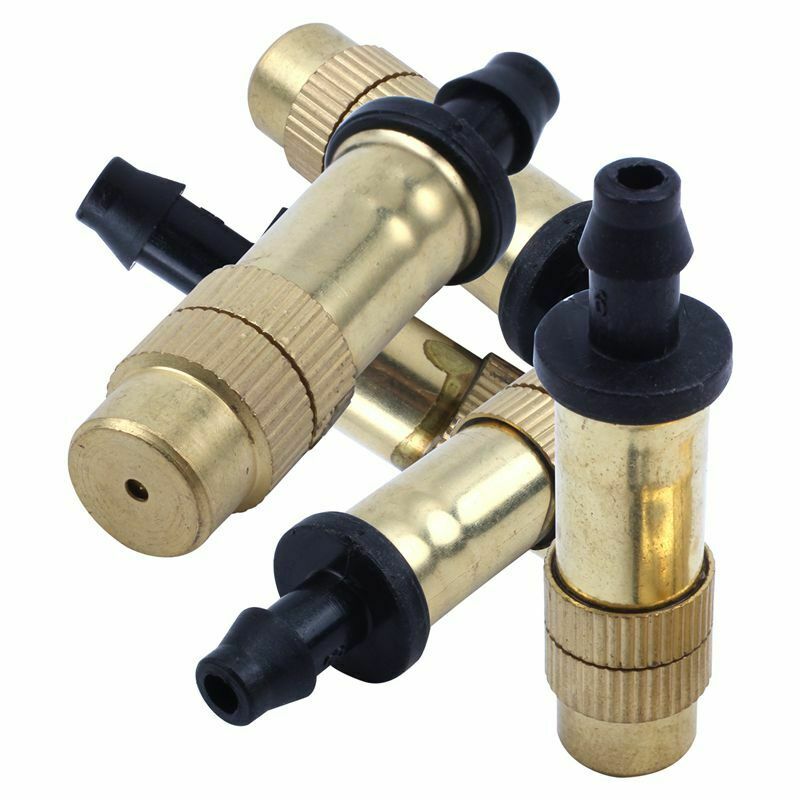 5 pcs Misting Nozzle Gardening Water Cooling Thread Sprinkler Spray Nozzle