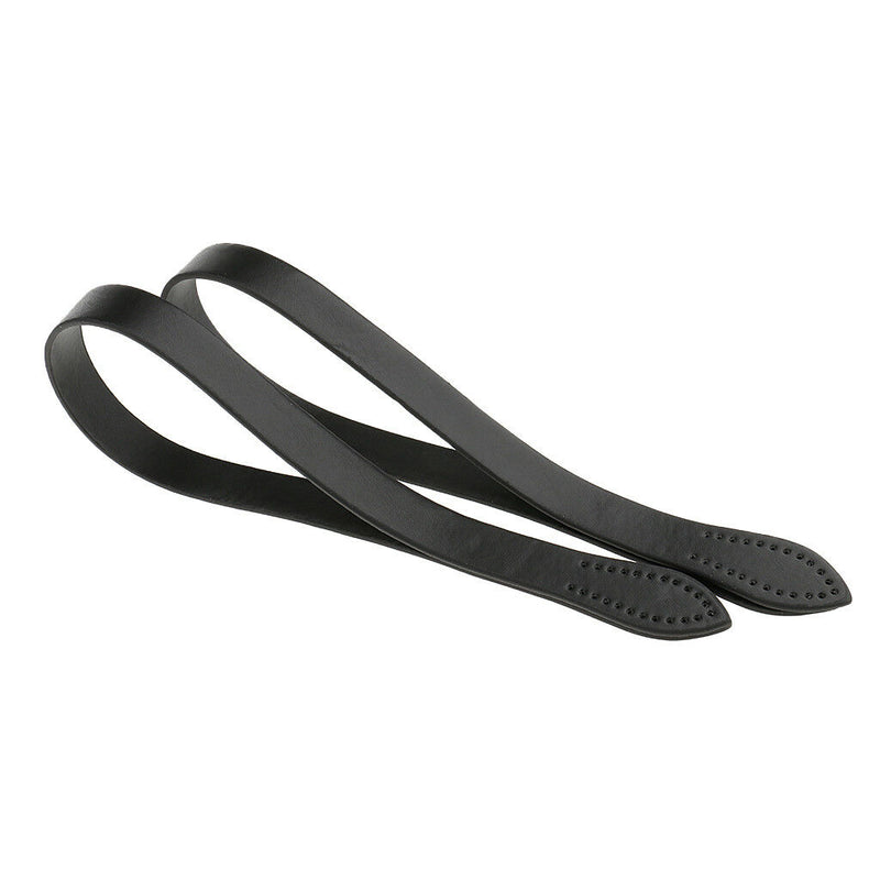2pcs Black PU Leather Handle Shoulder Bags Handbag Straps Replacement 60cm