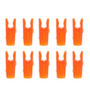 20 Pieces Plastic Orange Archery Bow Arrow Insert Pin Nock SHAFT TAILS