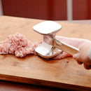 Stainless Steel Meat Hammer Tenderizer Double Side Beaf Steak Mallet Meat H G8T1