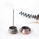 Incense Burner Censer Buddhism Ash Catcher Aromatherapy Furnace Bronze M