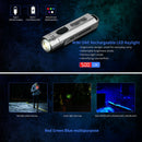 JETBeam Waterproof Camping 500LM XPG3 + RGB + 365UV LED Pocket Flashlights 10W