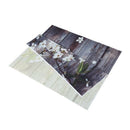 5X3ft Wooden Floor &Flower Photography Backdrop Studio Prop Photo Backgroun