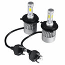 1Pair H4 HB2 9003 840W 126000LM LED Fog Headlight Bulbs Hi/Low Beam 6000K