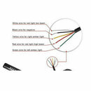 RED. Motorcycle LED Light Scrambler Brake Tail Turn Signal For Bobber Cafe Racer