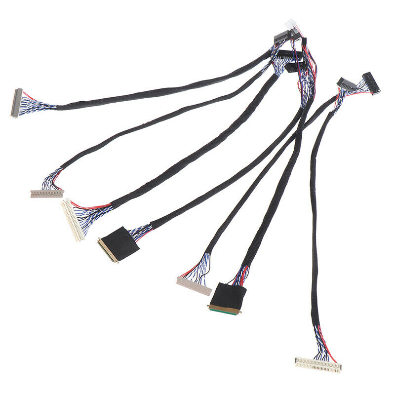 15pcs LVDS cable kit 10-65inch 20-50pin 6bit 8bit Commonly used screen cable Hn