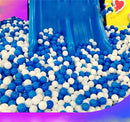 10pcs White Blue Ball Soft Plastic Ocean Balls Funny Babys Kid Swim Pit Toys FT