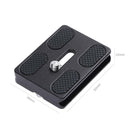 Quick Release Plate For Benro Tripod Ball Head Arca Swiss Compatible PU-50 Black