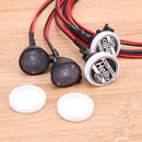 4pcs RC Car Round LED Light with Cover Vehicle Lamp Part for 1/10 Traxxas