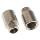 1 Pair O2 Oxygen Sensor Adapter Spacer Extenders Bung Isolator M18x1.5 38mm