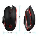 USB Wireless Mouse 2000DPI Adjustable USB3.0 Receiver Optical Computer Mice