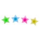 36pcs Multicolour Star Beads Bike  Wheel Spokes Beads Luminous Clip