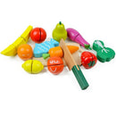 Fruit And Vegetables Play Kitchen Food For Pretend Cutting Food Toys - Educ