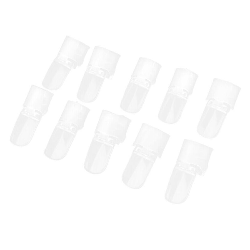 10PCS Women Clear DIY Finger Polish Shield Tips Manicure Cover Nail Protector