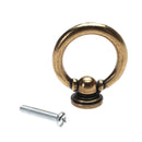 10x Furniture Hardware Drawer Cabinet Drawer Wardrobe Ring Pull Handle Knob
