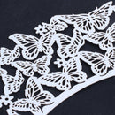 Cake Decoration Supplies,50PC DIY Cupcake Wrappers Butterfly Lace Cup Cake  Y8E1