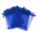 100 pieces Organza Wedding Party Favor Gift Candy Bags Jewelry Pouches Sheer