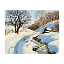 5D DIY Four Season Scenery Full Drill Diamond Painting Embroidery Craft(D)
