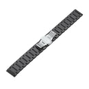 Stainless Steel Wristband & Butterfly Closure for HUAWEI Watch Black