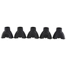 Lot of 5 Anti-skid Rubber Cane Walking Stick Crutch Walker Tips End Feet Set
