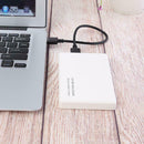 2.5 inch SATA to USB 3.0 HDD Case Hard Drive Enclosure for SSD HDD (White) A