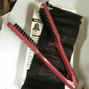 Hair Hairdressing Double Sided Brush Plywood Clamp Natural Ceramic Straight C1D3