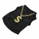 Summer Pet Puppy small pet dog cat clothing vest T-shirt Clothing (Black, S