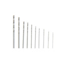 Mini Micro Aluminum Hand Drill With Keyless Chuck +10 Twist Drills Rotary T