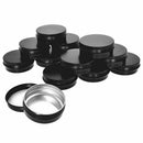 Aluminum Tin Cans - 40 Pack 1Oz / 30G Round Metal Tin Container Screw Top C U2K3
