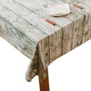Wood Grain Pattern Decorative Table Cloth Cotton Linen Tablecloth Dining Ta