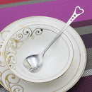 Heart Shaped Dessert Spoon Tea Coffee Spoons Mixer Flatwares Kitchens SP