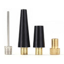 4pcs/set Ball Needle Nozzle Adapter Kit Bicycle Tire Inflate Pump Parts