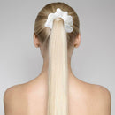Women Hair Rings Satin Cloth Scrunchies Ponytail Holder Hairband (Style 2) A