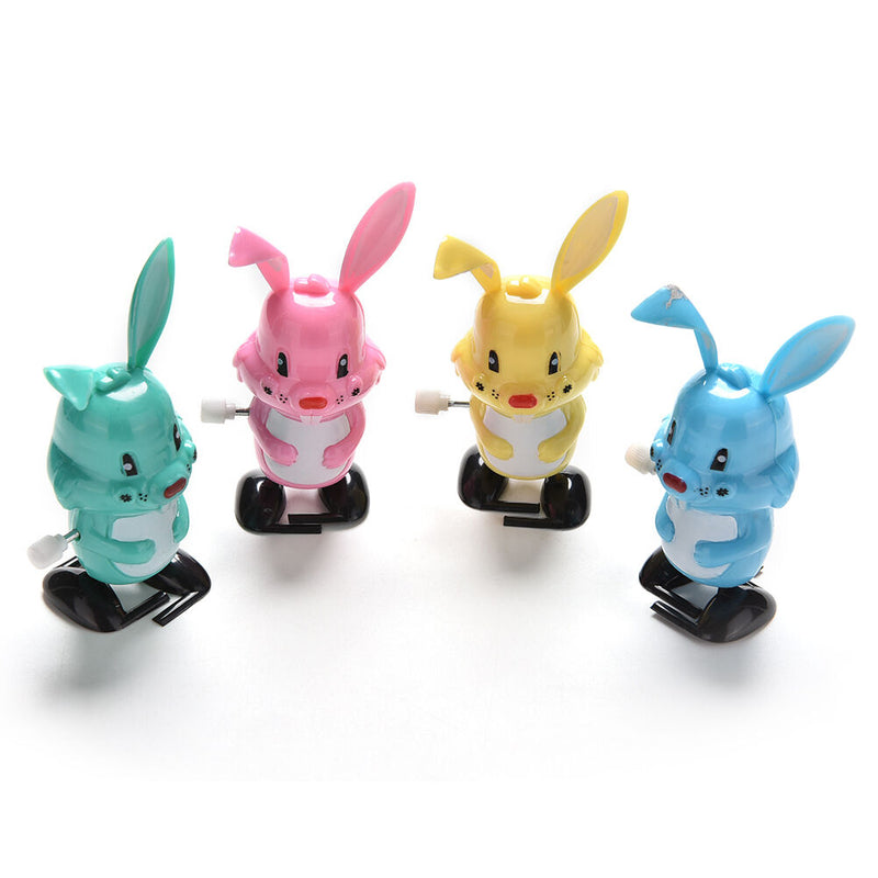 Wind up Rabbit Colorful Funny Somersault Walking Clockwork Kids Child Toys  Z