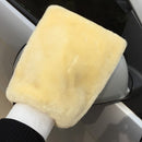 Lambswool Car Cleaning Wash Glove Duster Mitt Polishing Wax Washing Brush Kit