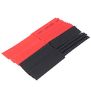 127Pcs Weatherproof heat shrink sleeving tubing tube assortment kit black gl FT