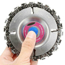 4'' Angle Saw Grinder Discs 22 Tooth Chain For Wood Blades Carving Cutting K2H8