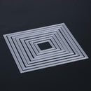 8x Square Metal Cutting Dies Stencils DIY Embossing Card Scrapbooking Album