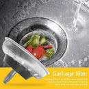 Kitchen Sink Basket Drain Strainer Stainless Steel H7T6