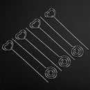 60 Pieces Metal Wires Memo Clip Note Card Holders Table Number Clip Photo S L3C9