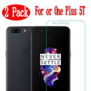 2pcs 9H Premium Clear Tempered Glass Screen Protector Guard Film For One Plus 5T