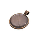 64pcs/set Round Oval Pendant Trays with Glass Cabochon Base DIY Jewelry Makin Gw