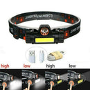 USB Rechargeable LED Headlamp Headlight Head Light Torch Flashlight Waterproof