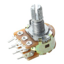 10pcs B10K Dual Stereo Potentiometer with 15mm Split Shaft N2M7
