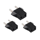 3X USA US To EU Europe Travel Charger Power Adapter Converter Wall Plug Home TES