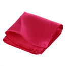 Hot Pink 8.5 Inch Square Satin Hanky Handkerchief for Men