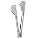 Tongs Heavy Duty Stainless Steel Utility Kitchen Salad BBQ Meat Grill 24cm