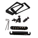 Replacement Electric Guitar Roller Saddle Bridge+Humbucker Pickup Frame Ring